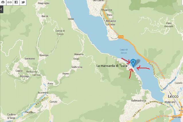 L For Lake Mandello del Lario Bilik gambar
